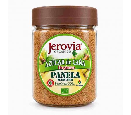 AZUCAR ORGNICA PANELA/MASCABO X 500GRAMOS POTE
