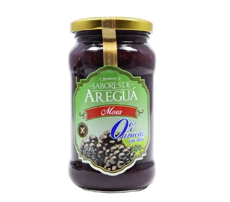 MERMELADA SABORES DE AREGUA MORA CERO AZUCAR 400GR