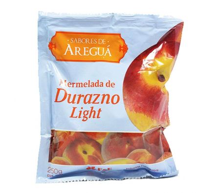 MERMELADA SABORES DE AREGUA DURAZNO LIGHT 250GR