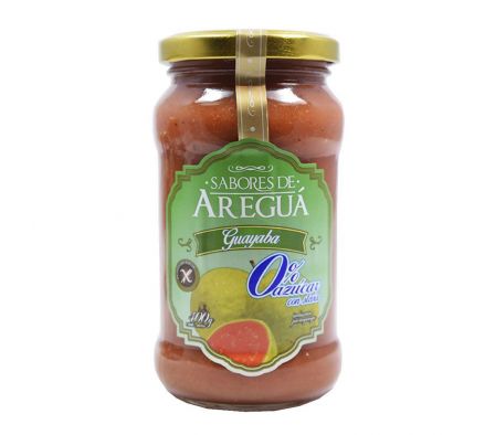 MERMELADA SABORES DE AREGUA GUAYABA S/AZUCAR 400GR
