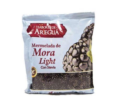 MERMELADA SABORES DE AREGUA MORA LIGHT SACHET 250G