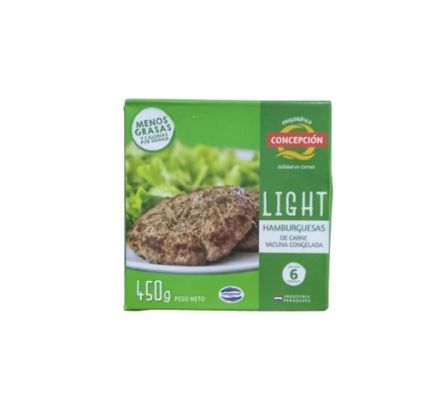 HAMBURGUESA CONCEPCION LIGHTS 6UNDS 360GRS.