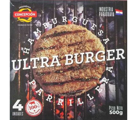 HAMBURGUESA PARRILLERA CONCEPCION ULTRA BURGUER 4U