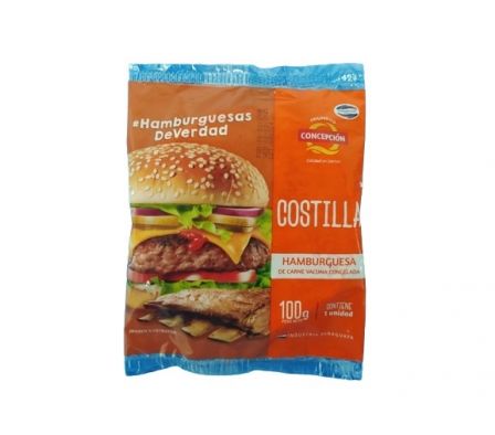 HAMBURGUESA CONCEPCION COSTILLA INDIVIDUAL 100 GR
