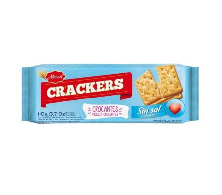 GALLETITA MAZZEI CRACKERS SIN SAL 100GR