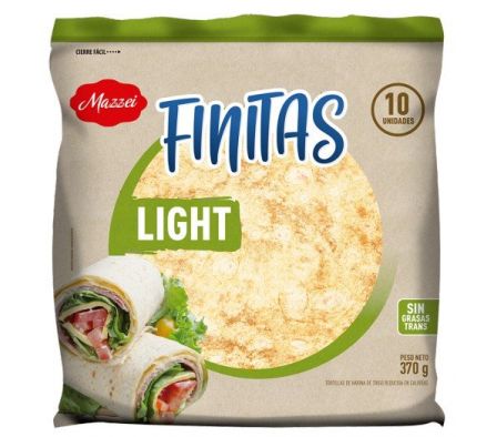 TORTILLAS FINITAS BE FIT MAZZEI LIGHT 10UN
