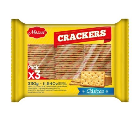 GALLETITA MAZZEI CRACKERS CLASICA 330GR