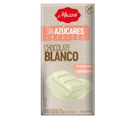 CHOCOLATE MAZZEI BLANCO SIN AZUCARES 75G