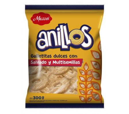 GALLETITA MAZZEI ANILLOS MULTISEMILLAS 300GR