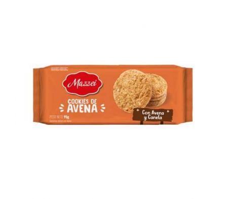 COOKIES MAZZEI AVENA Y CANELA EN BANDEJITA