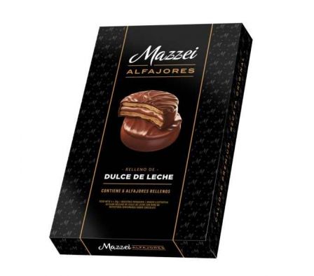ALFAJOR MAZZEI PREMIUM BAÑO NEGRO 50G