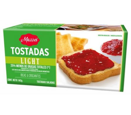 TOSTADA LIGHT MAZZEI 142GR