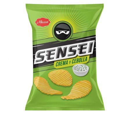 PAPAS FRITAS MAZZEI SENSEI PELL CREMA/CEBOLLA 30GR