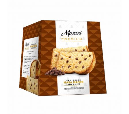 PAN DULCE MAZZEI MASA MADRE CHOCOLATE CAJA  400GR