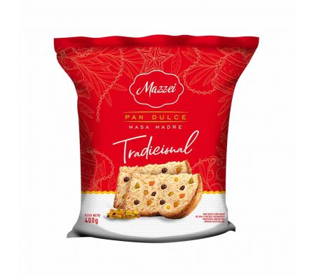 PAN DULCE MAZZEI TRADICIONAL FRUTAS 400GR