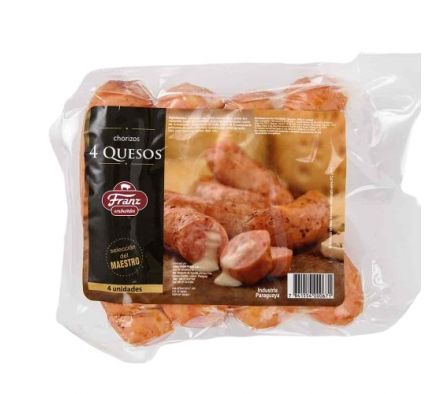 CHORIZO AL VACIO FRANZ CON 4 QUESO 4UN