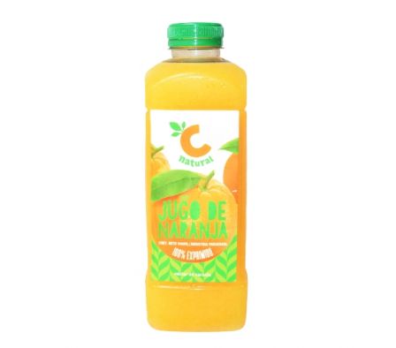 JUGO C NATURAL NARANJA 900ML