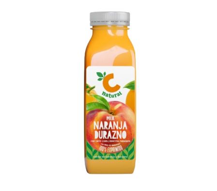 JUGO C NATURAL DURAZNO Y NARANJA 330ML