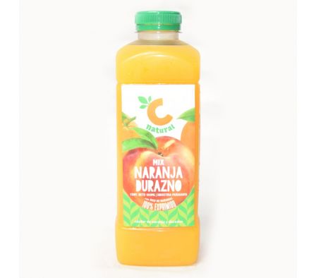 JUGO C NATURAL DURAZNO Y NARANJA 900ML