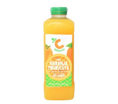 JUGO C NATURAL MBURUCUYA Y NARANJA 900ML
