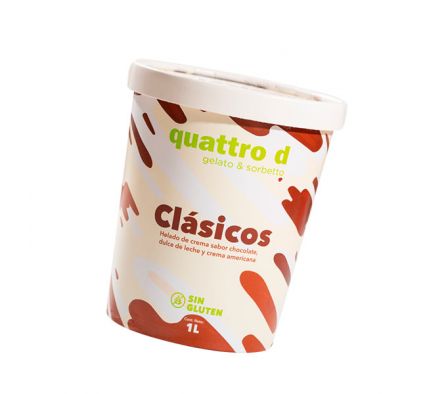 HELADO QUATTRO D CLASICO 1000ML 