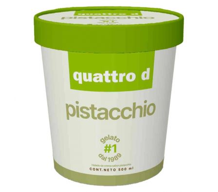 HELADO QUATTRO D PISTACCHIO 500 ML