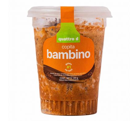 HELADO MINI COPITA QUATTRO D BAMBINO 140G