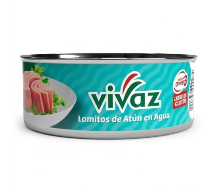 ATUN VIVAZ SOLIDO EN AGUA 170GR
