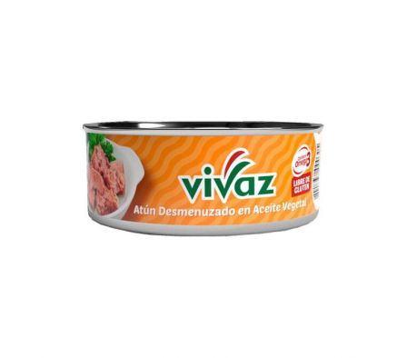 ATUN VIVAZ  DESMENUZADO EN ACEITE VEGETAL 170GR