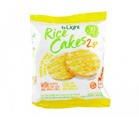 GALLETA DE ARROZ B.LIGHT C/GLASE LIMON PIE/YOGURT
