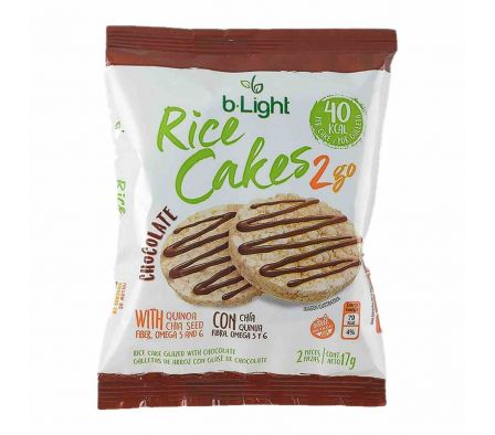 GALLETA DE ARROZ B.LIGHT C/GLASE CHOCOLATE