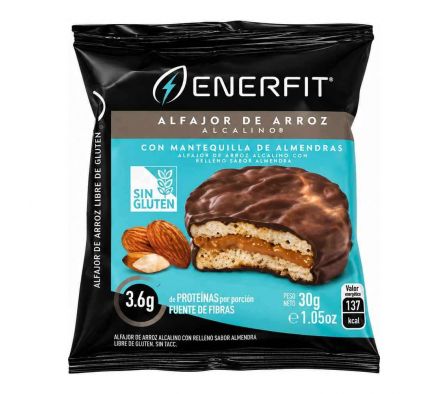 ALFAJOR DE ARROZ ENERFIT C/ MANT. DE ALMENDRA 30GR