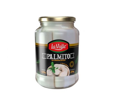 PALMITO LA VALLE ENTERO EN CONSERVA 270 GR
