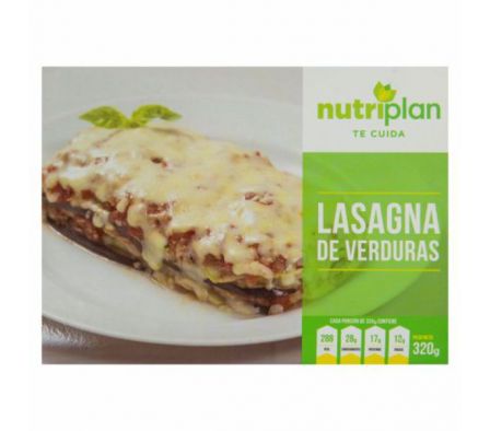 LASAGNA NUTRIPLAN DE VERDURAS CONG. 320GR