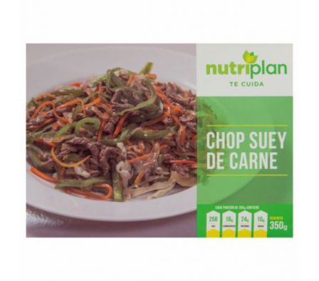 CHOP NUTRIPLAN SUEY DE CARNE CONG. 350GR