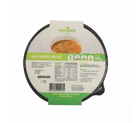 SOPA DE VERDURA NUTRIPLAN CONG. 285GR