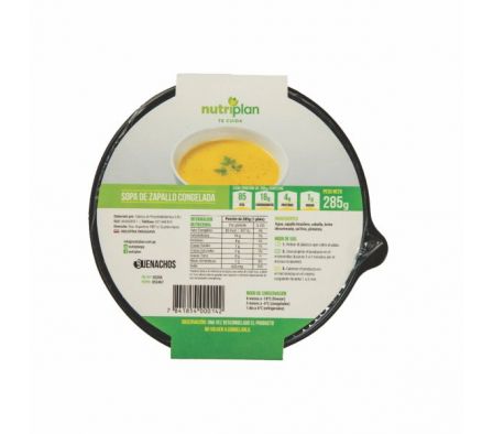 SOPA DE ZAPALLO NUTRIPLAN CONG. 285GR