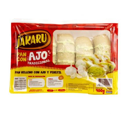 PAN DE AJO JAKARU CONGELADO 400GR