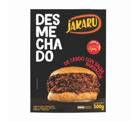 DESMECHADO DE CERDO JAKARU C/SALSA BARBACOA 300GR