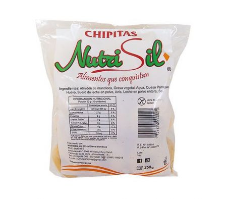CHIPITAS NUTRI SIL SIN GLUTEN 250GR