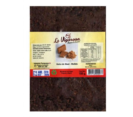 DULCE DE MANI LA VIGOROSA MOLIDO 150GR