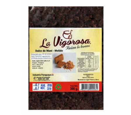 DULCE DE MANI LA VIGOROSA MOLIDO 300GR