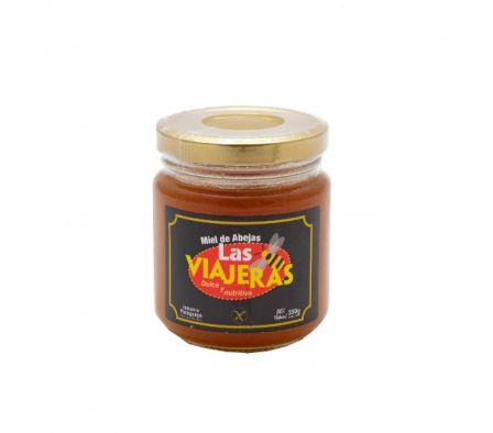 MIEL DE ABEJA LAS VIAJERAS FRASCO VIDRIO DE 350GR