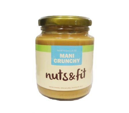 MANTEQUILLA DE MANI NUTS&FIT CRUNCHY 230GR