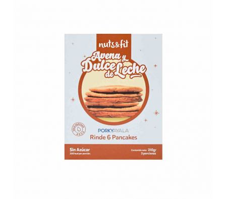 PRE-MEZCLA PANCAKE NUTS&FIT DULCE LECH S/AZUC 210G