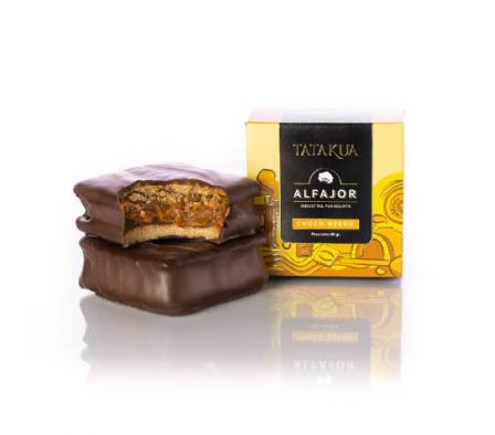 MEGA ALFAJOR TATAKUA CHOCO NEGRO X UN.