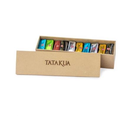 CAJA MADERA DE ALFAJORES TATAKUA 10UNID