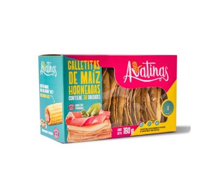 GALLETITAS DE MAIZ AVATINAS HORNEADAS 