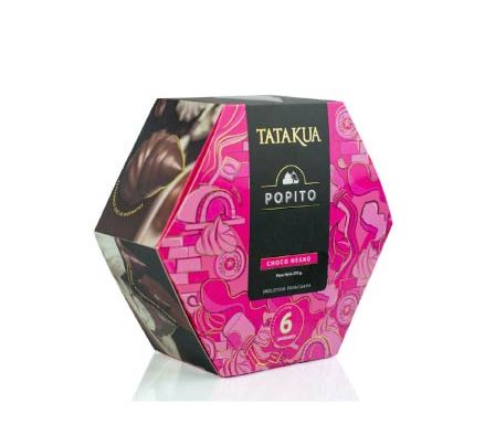 POPITOS TATAKUA CHOCO NEGRO CAJA 6UN