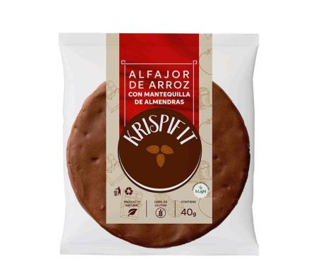 ALFAJOR ARROZ KRISPIFIT ALMENDRA 40G